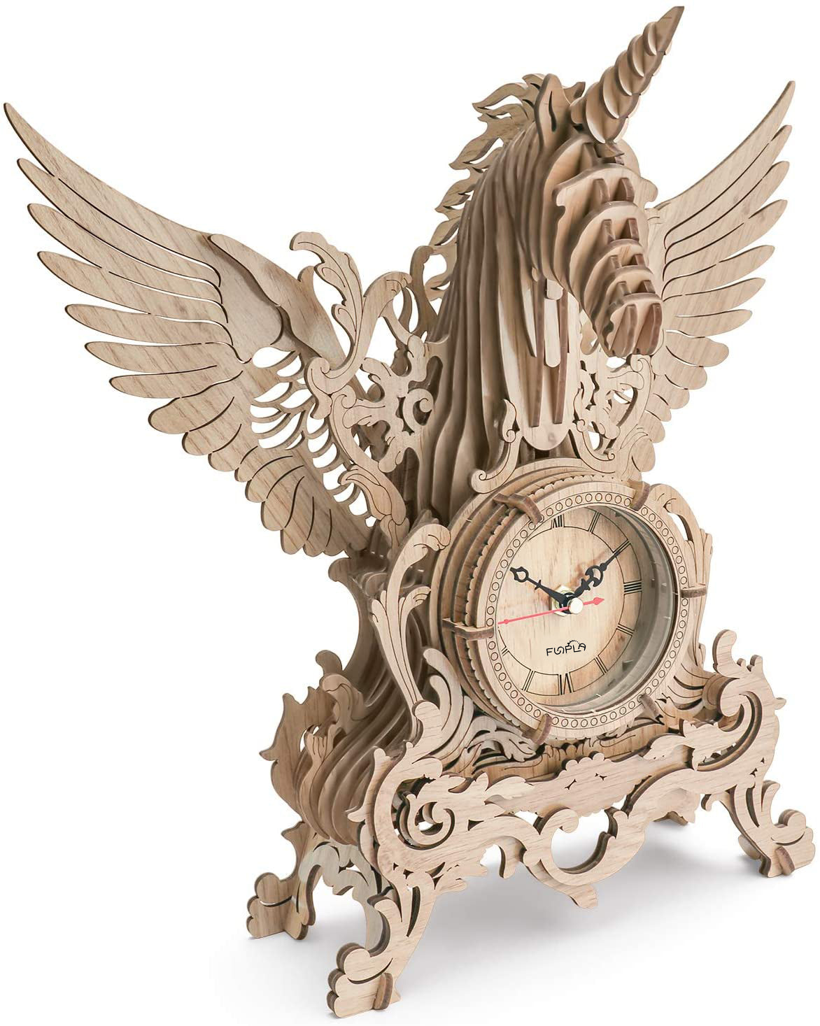 3D Wooden Puzzles Clock Model -3D Wooden Puzzles Clock Model