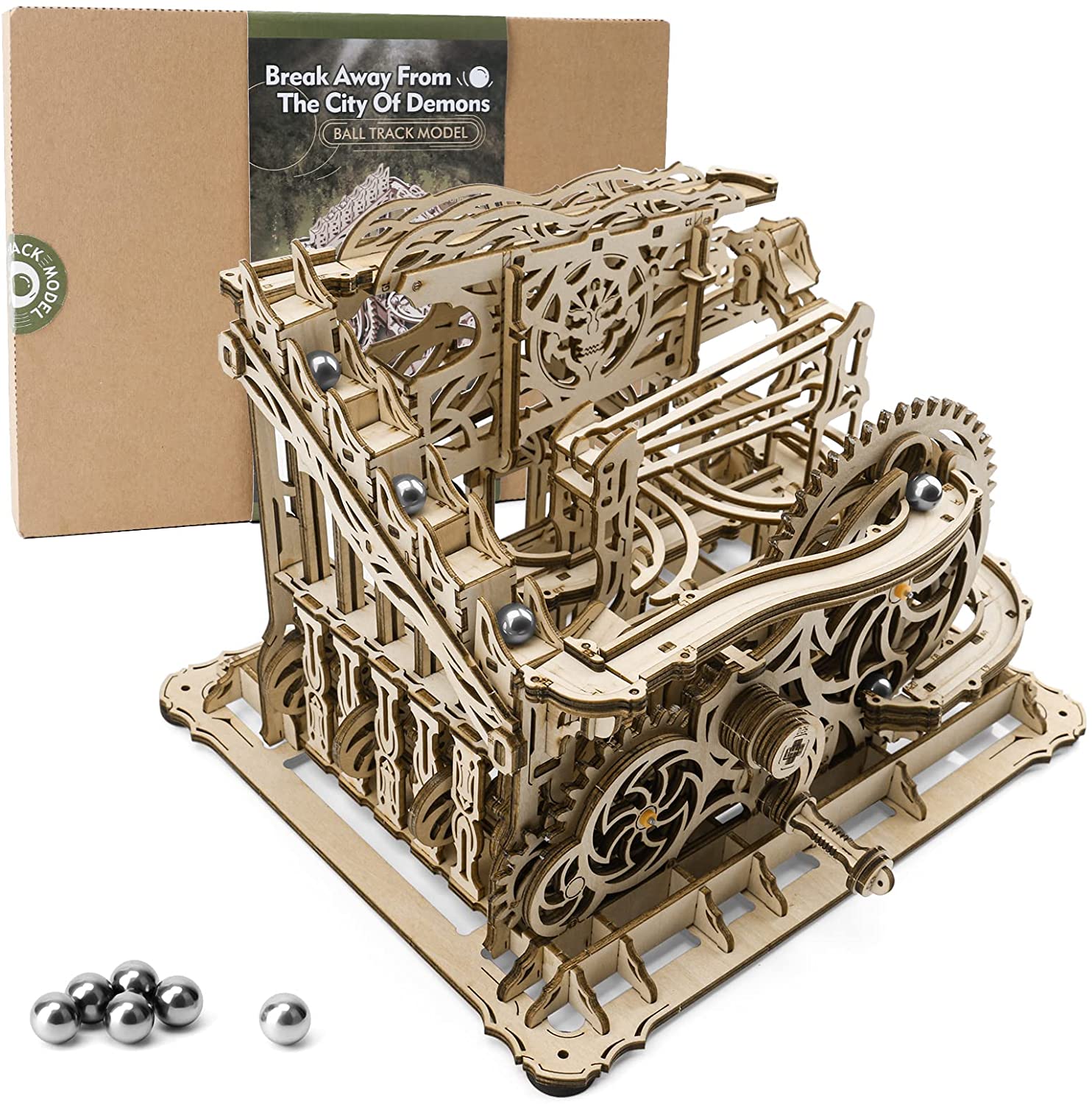 DIY Marble Run Wooden Model Kits to Build