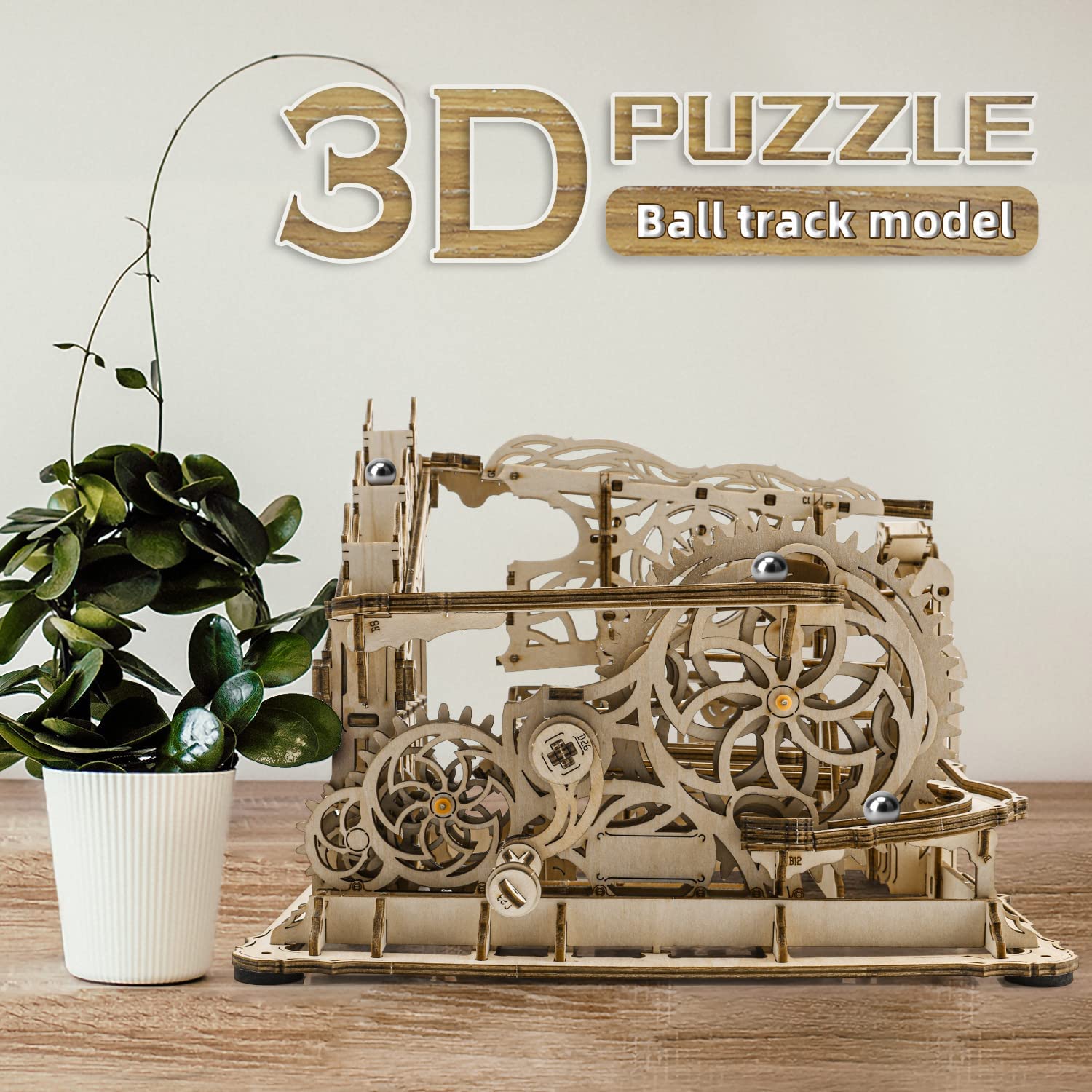 DIY Marble Run Wooden Model Kits to Build